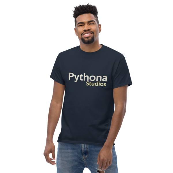 Pythona Studios Logo Men's heavyweight tee - Image 6