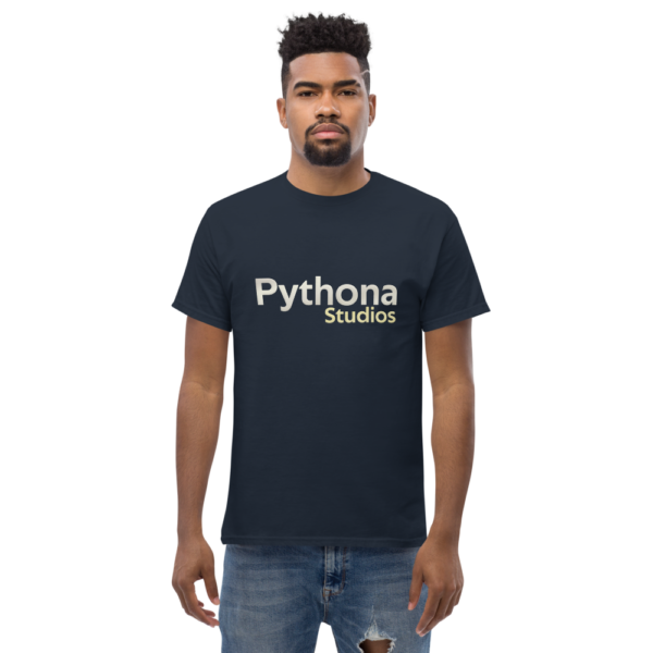 Pythona Studios Logo Men's heavyweight tee - Image 5